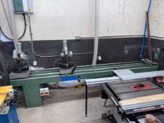 NO HAMMER VAT - Barrie Irons Machinery WMSDM SAW UPVC and alumium double ended mitre saw, 3 ph (This
