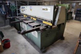 +VAT Adira GHO-0425 sheet metal guillotine/hydraulic shear, capacity 2500mm x 4mm, serial no, 1766/