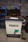 +VAT Femco model 884 hydraulic corner notcher
