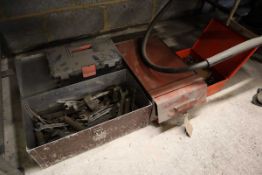 +VAT 4 metal toolboxes with sundry spanners etc.