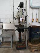 Meyer Pillar Drill Mod SR32 32mm Cap drill Sn 11355 Yr 2024 with machine vice and assorted drill