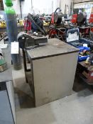 Metal bench with Record No 6 vice