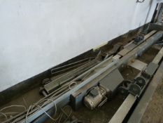 Nussbaum 2 post wheel free vehicle lift Mod H3000 Sn 434585 Yr 2020. DIS ASSEMBLED