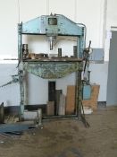Churchill Hydraulic bearing press 100 ton cap
