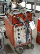 Britweld Mig Welder Mod BR450T with BR800 wire feed and Abicor Binzel 3 torch