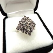 Sterling Silver Paraiba Tourmaline Ring New With Gift Pouch