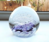 Peter Holmes Selkirk Glass Paperweight