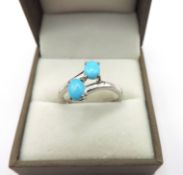 Sterling Silver Turquoise Ring New With Gift Pouch
