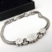 Vintage Artisan Silver Bracelet 10 Grams