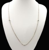 Italian 925 Silver Ball and Chain Necklace New With Gift Pouch