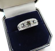 Sterling Silver Mystic Topaz  Ring New With Gift Pouch
