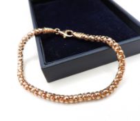 Gold On Sterling Silver Bracelet New With Gift Pouch