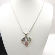Sterling Silver Mother of Pearl Necklace