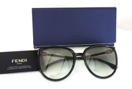 New Fendi Sunglasses FF 0432/G/S Blue/Grey Includes Case & Certificate