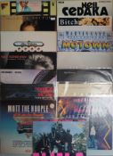 15 x Vinyl LPs and 12” Records – Mott the Hoople – New Kids on the Block – And more. VG+ to EX