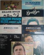 1 1x Johnny Cash and The Beach Boys Vinyl LPs .