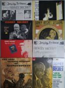 8 x Jazz Vinyl LPs by Sidney Bechet – Look to be in VG+ to Excellent Condition.