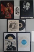 A Collection of 3 x Framed 7” Vinyl Singles, 2 x Framed Photos and A Photo. Inc Pam Shaw The Que...