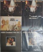 6 x ABBA Vinyl LPs – Waterloo – Greatest Hits Vol2 – Arrival – Super Trouper.