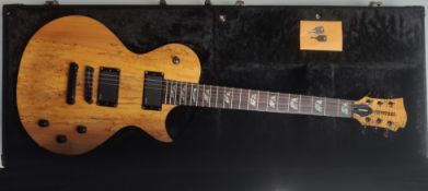 A Rare and Stunning Fernandes Monterey Spalted Electric Guitar With Hardcase. Original Cost £1200...