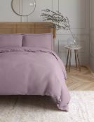 Egyptian Cotton Duvet Cover Mauve Super King
