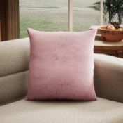 Soft Fleece Cushion 45 x 45 cms Blush