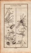 Ireland Rare Antique 1777 Map Clonmel Fermoy Cork Co Tipperary Co Cork.