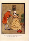 Christmas Eve Dance Cecil Aldin Old Christmas 1908 Antique Illustration-72.