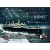 The Titanic Voyage of The Titanic 2 Commemorative Coin Display