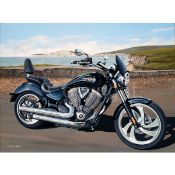 Iconic Victory Vegas 8 Ball Motorbike Extra Large Metal Wall Art