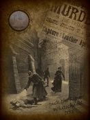 Jack The Ripper Original Antique 1888 Penny Victorian History Metal Wall Art