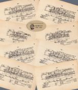 Job lot Southern Railway Locomotive Detailed Diagram 85-Year-Old-4.