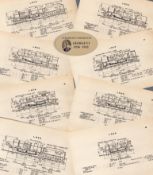 Job Lot L.N.E.R. Railway Locomotive Detailed Diagram 85-Year-Old-2.