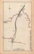 Purley, Red Hill, & Stoats Nest London Antique Railway Junction Diagram-130.