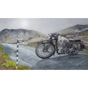 BSA 1938 BSA M24 Goldstar Nostalgic Large Metal Wall Art