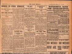 Irish War of Independence Reports IRA, Black & Tans, Bombs in Cork 1920-G.