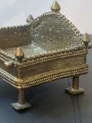 An Antique Brass Temple Deity