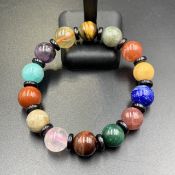 MLT-511, Beautiful Natural Multi Colour Beads Bracelet.