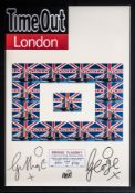 Gilbert George Vintage Hand Signed Limited Edition London Tower Bridge Postcards Edition Only 500