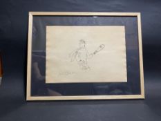 Sir Quentin Blake (British, Born 1932) Framed Signed Painting