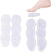 SIISMI 6 Pairs Silicone Metatarsal Pads Gel Forefoot Pad Corrector Plantar Pad
