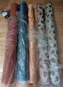 5x Rolls of Furnishing Fabric