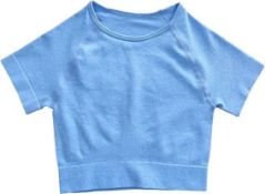 Fashion Women's T Shirt Tops 2024 Crop Short Size Medium
