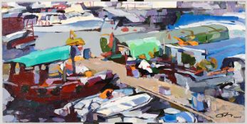 Oil on Canvas by Luk Kwok Yuen