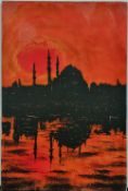 Original Oil on Canvas By Laffont