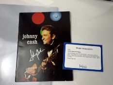 Johnny Cash Signed Programme