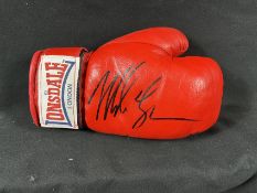 Tyson Glove Signed Lonsdale Glove