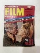 Michael Caine Signed Magazine Cover With Candice Bergen Signature