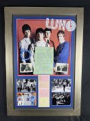 The Who Signed Framed Display