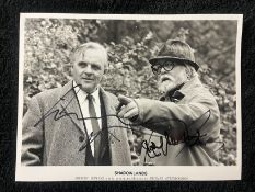 Richard Attenborough & Anthony Hopkins Signed